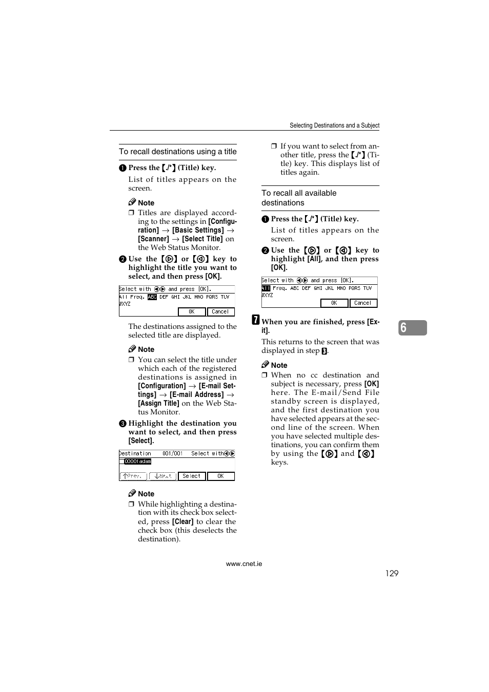 CNET ecopy Printer/Fax/Scanner/Copier User Manual | Page 137 / 222