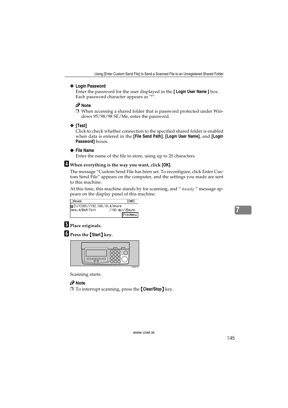 CNET ecopy Printer/Fax/Scanner/Copier User Manual | Page 153 / 222