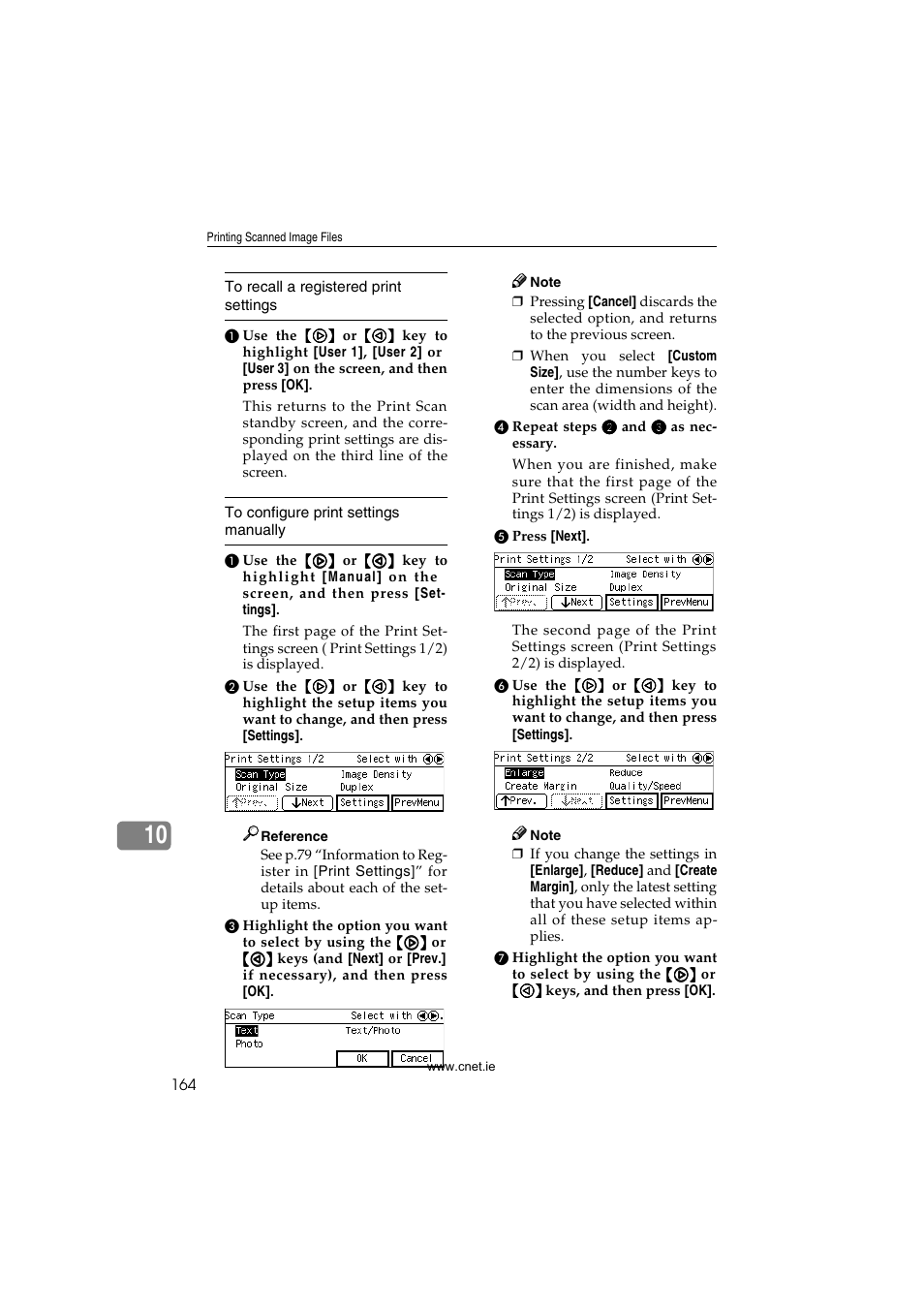 CNET ecopy Printer/Fax/Scanner/Copier User Manual | Page 172 / 222