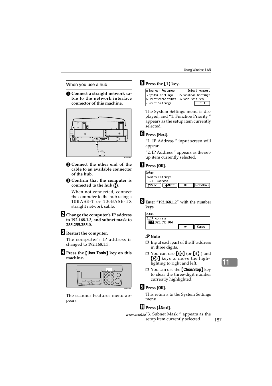 CNET ecopy Printer/Fax/Scanner/Copier User Manual | Page 195 / 222