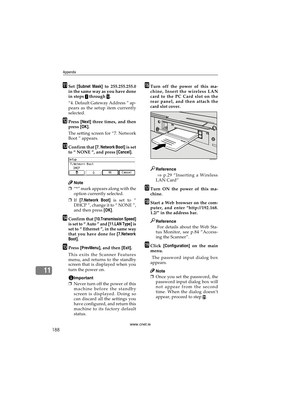 CNET ecopy Printer/Fax/Scanner/Copier User Manual | Page 196 / 222