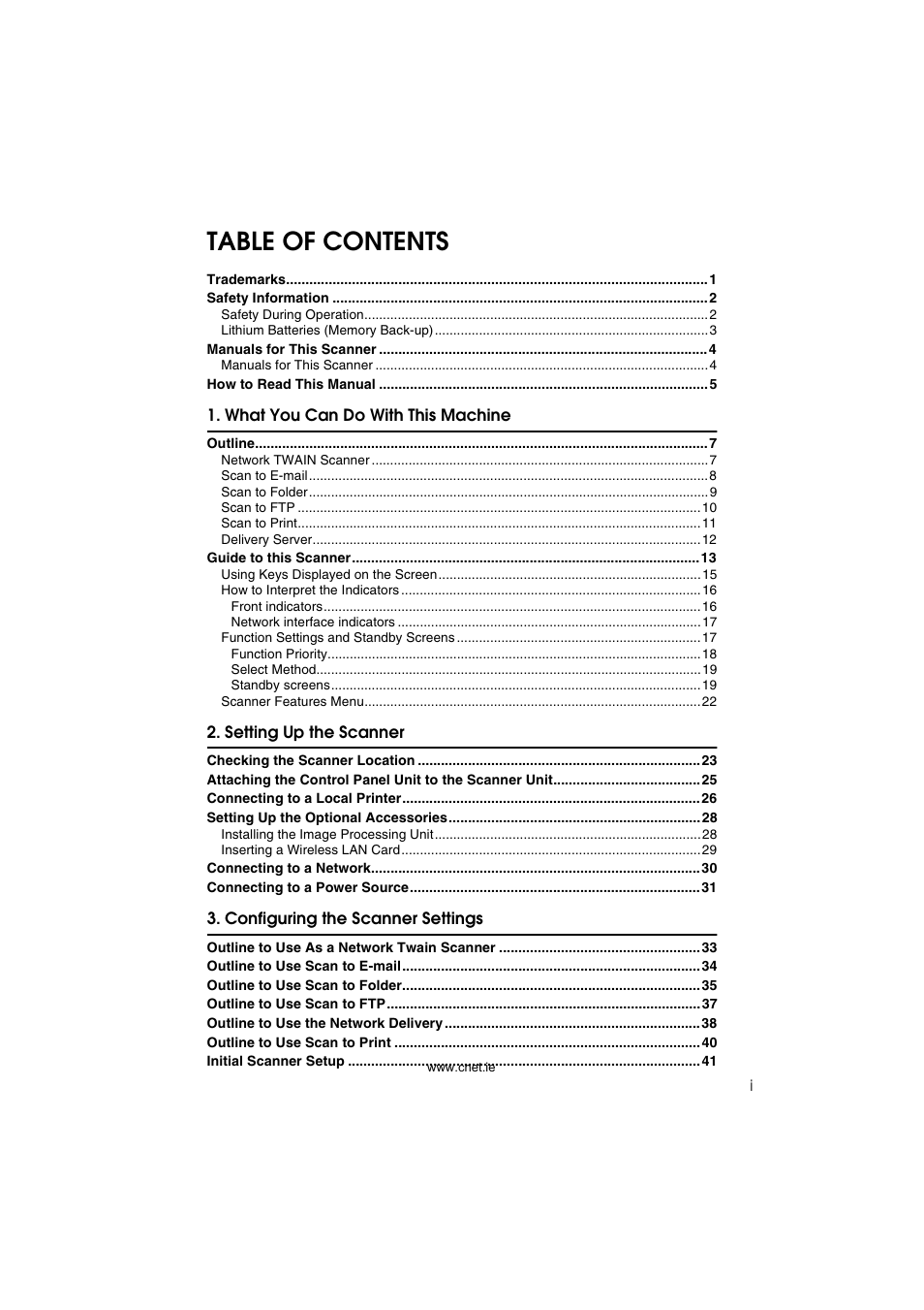 CNET ecopy Printer/Fax/Scanner/Copier User Manual | Page 3 / 222