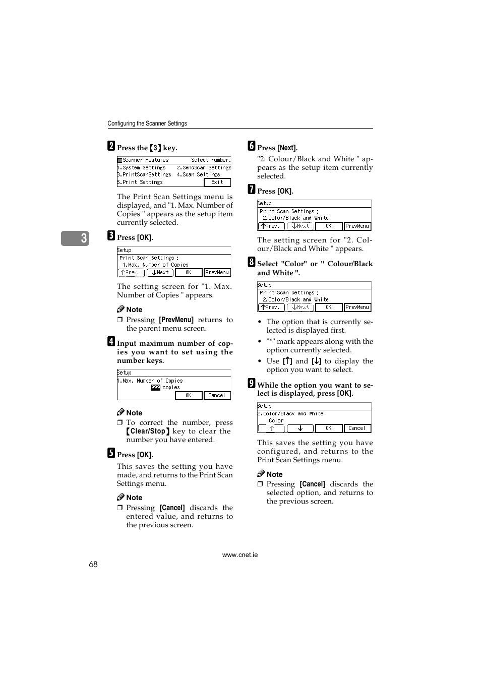 CNET ecopy Printer/Fax/Scanner/Copier User Manual | Page 76 / 222