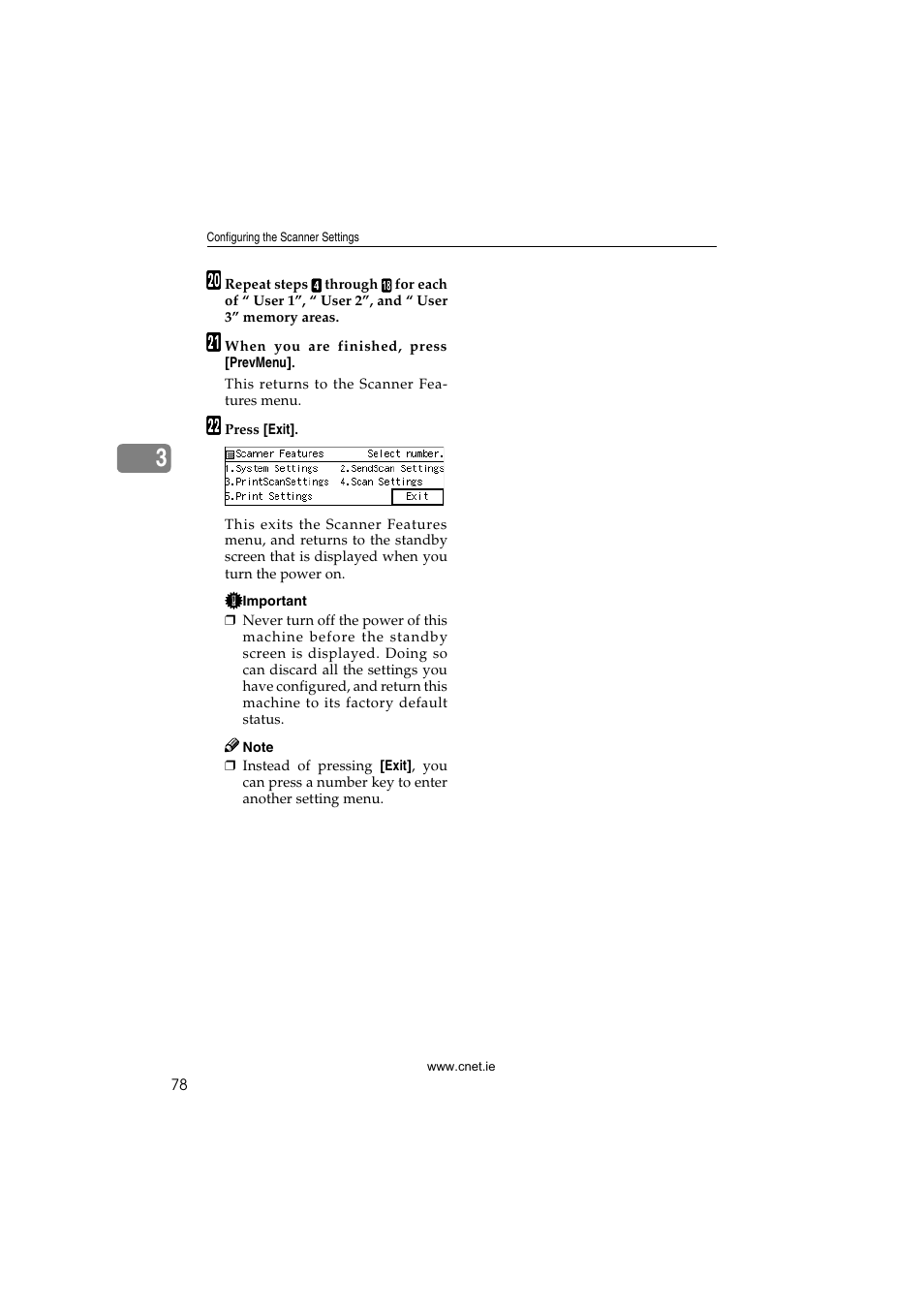 CNET ecopy Printer/Fax/Scanner/Copier User Manual | Page 86 / 222