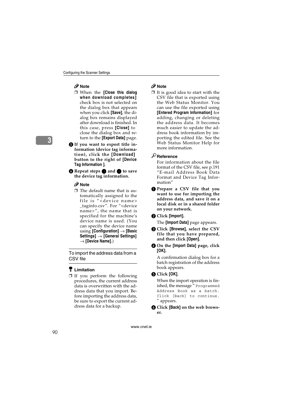 CNET ecopy Printer/Fax/Scanner/Copier User Manual | Page 98 / 222