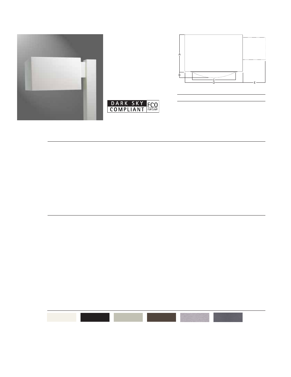 Cooper Lighting CML SQUARE CML40MN3VSGBKL User Manual | 2 pages