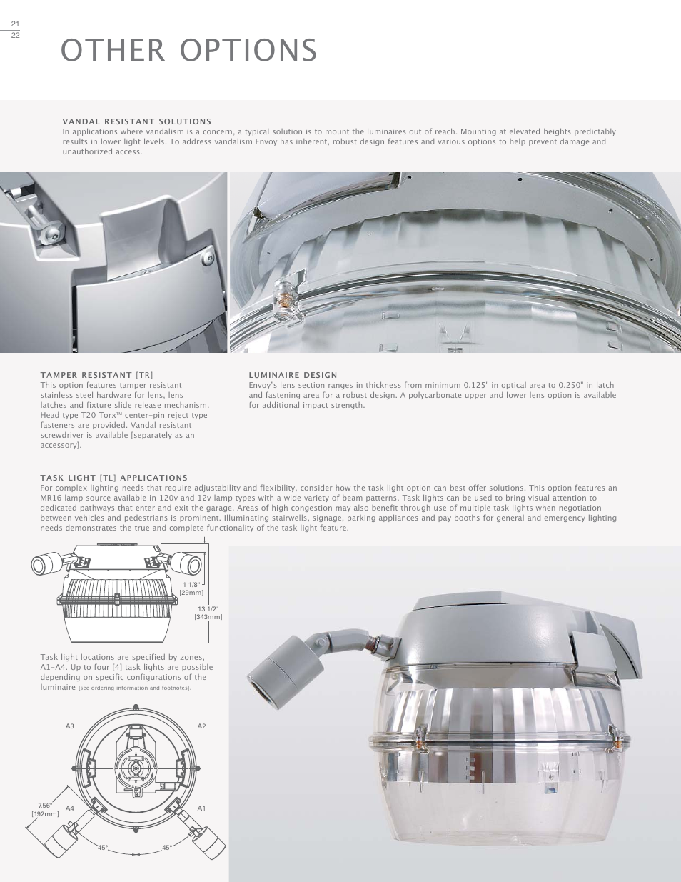 Other options | Cooper Lighting Envoy User Manual | Page 22 / 24