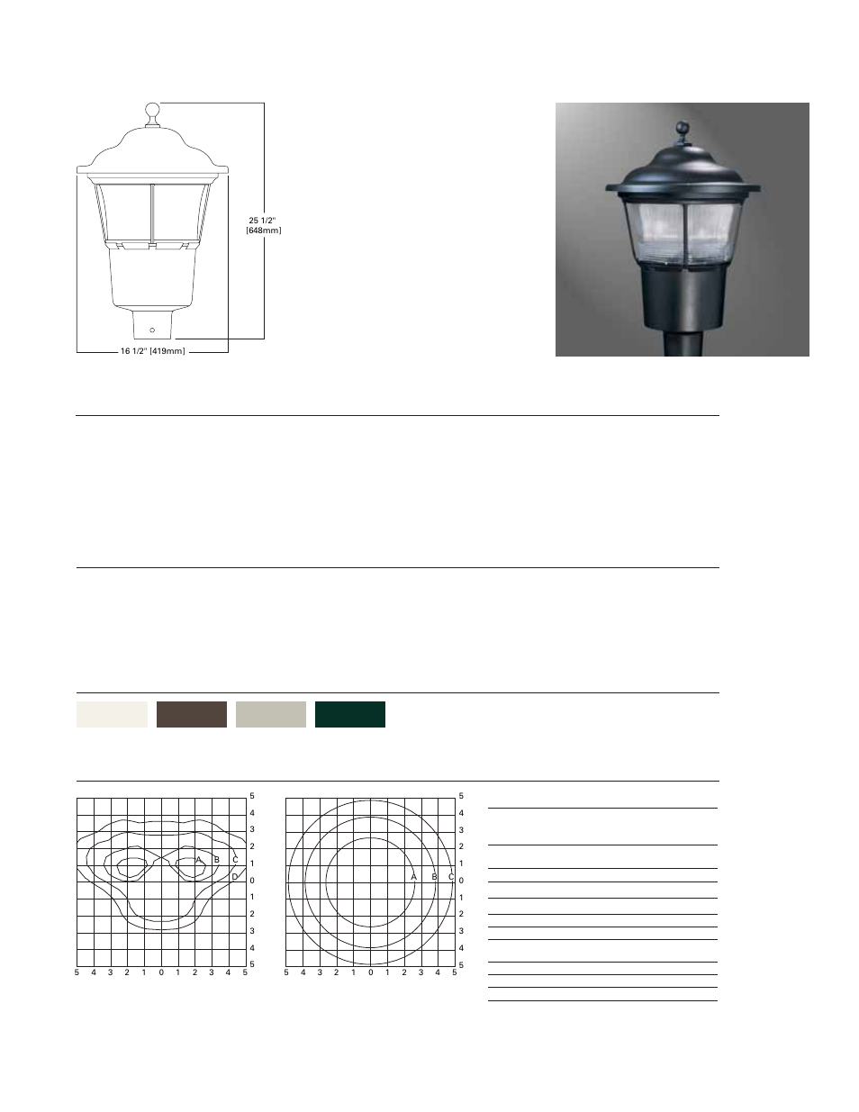 Cooper Lighting Breckenridge MPB50SR255 User Manual | 1 page