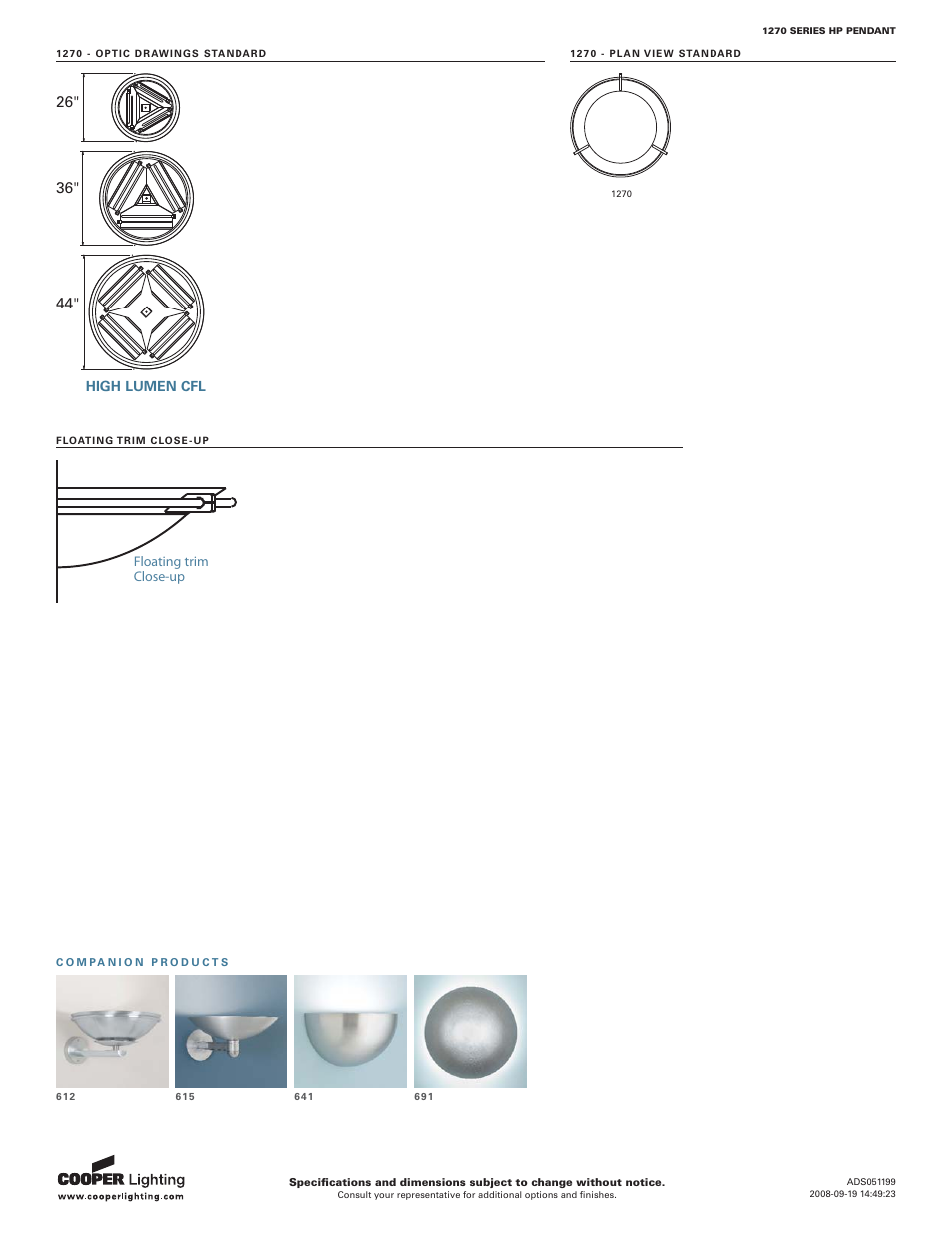 Cooper Lighting 1270 Series User Manual | Page 4 / 4