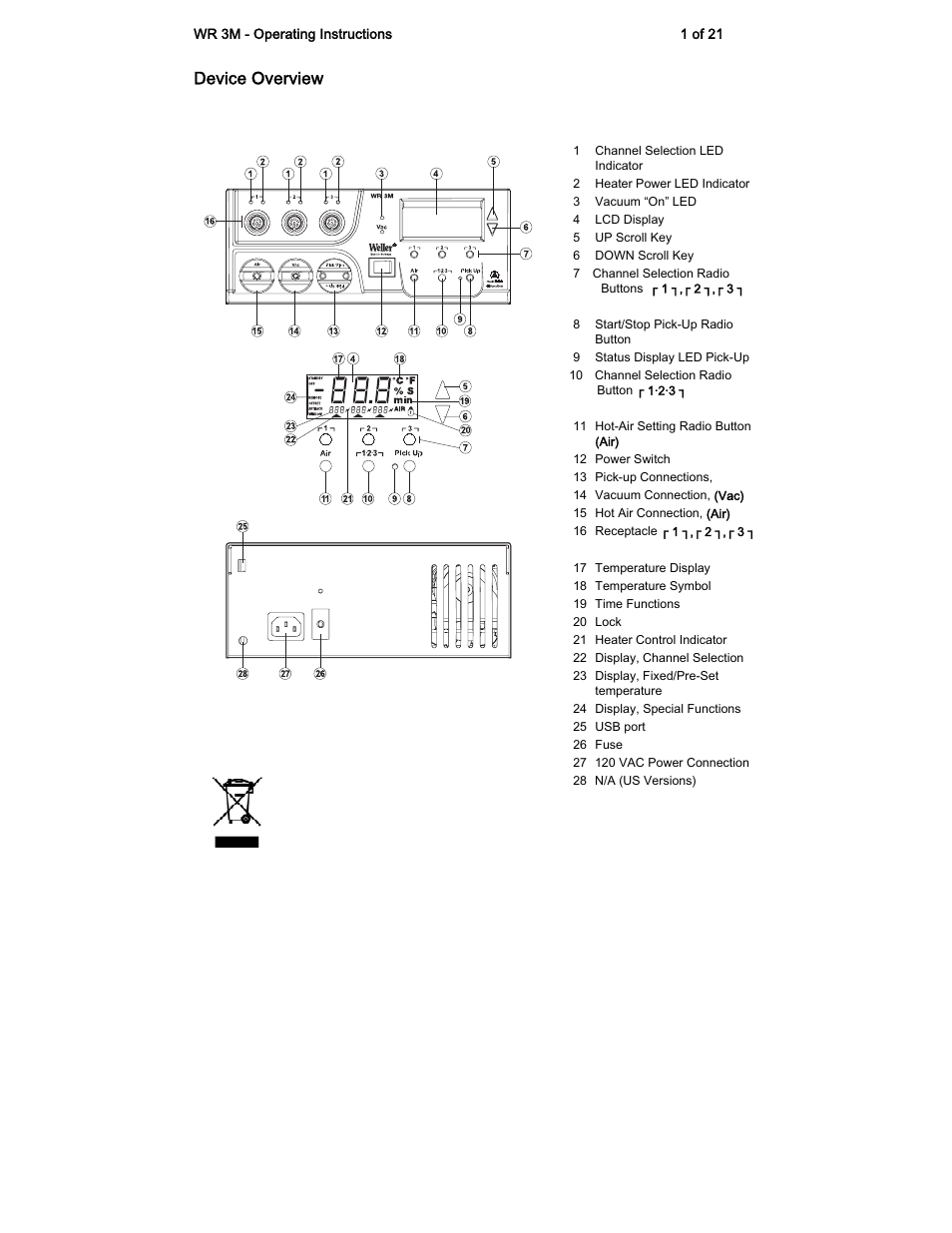 Weller WR 3M User Manual | 21 pages