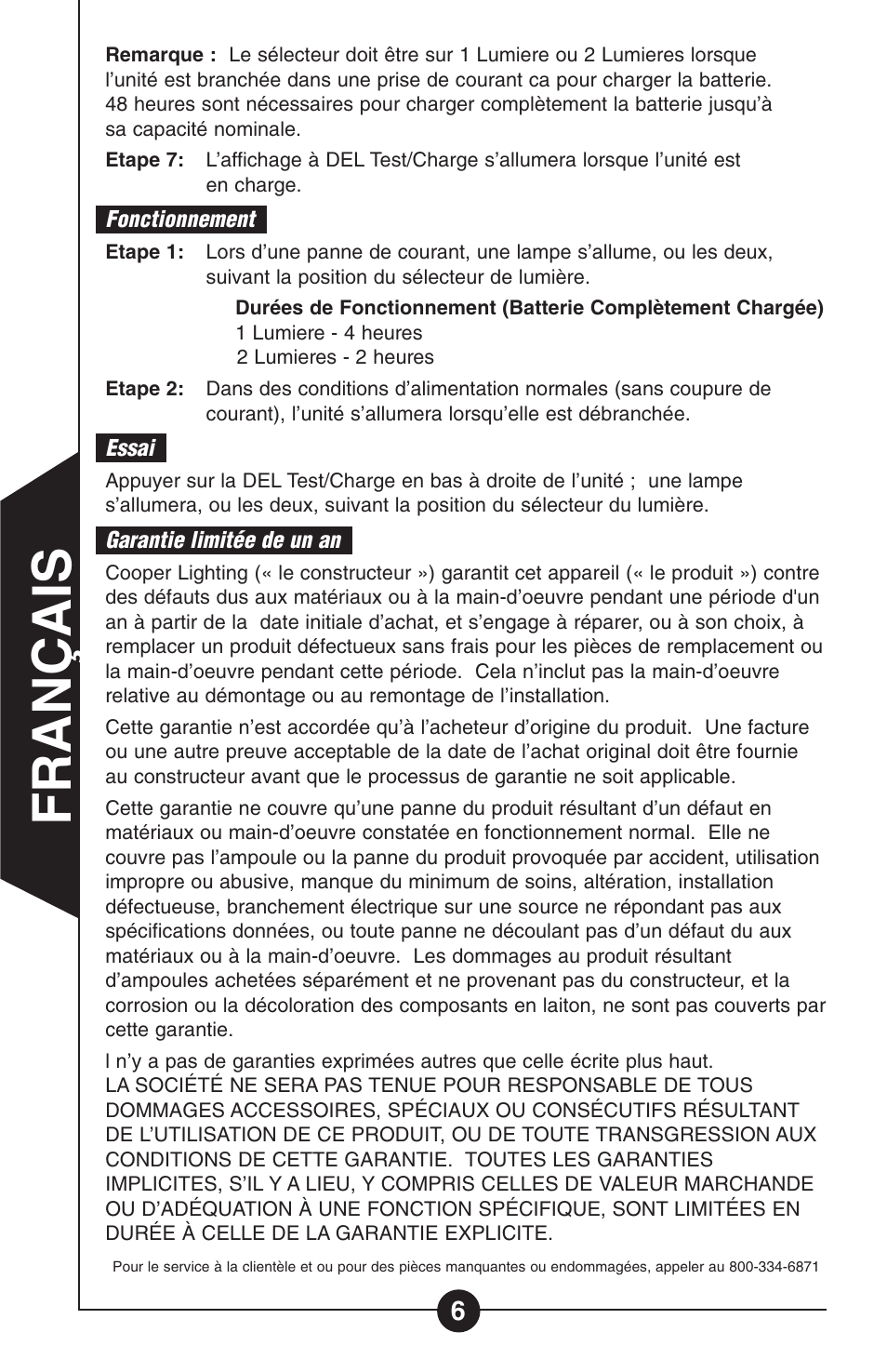 Cooper Lighting Hs 1r User Manual | Page 6 / 10