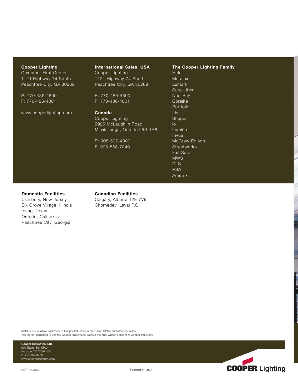 Cooper Lighting Vaportite VT3 User Manual | Page 4 / 4