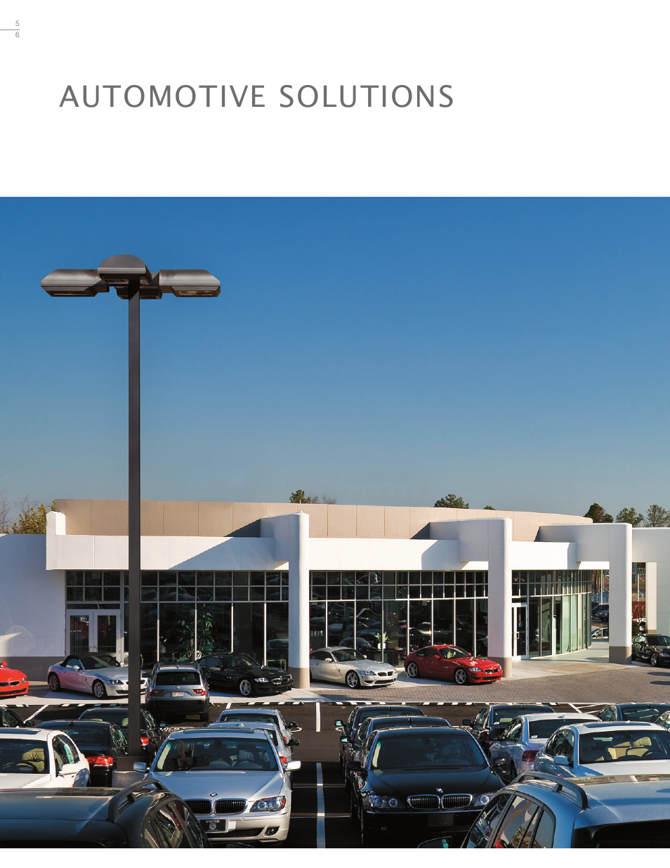 Automotive solutions | Cooper Lighting Talon Architectural Area Luminaire User Manual | Page 6 / 24