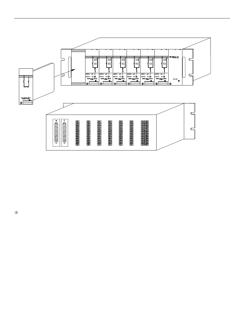 Back side m-bc3 card f/c panel | Cooper Lighting Low Impedance Bus Differential Relay M-LIB3 User Manual | Page 19 / 36