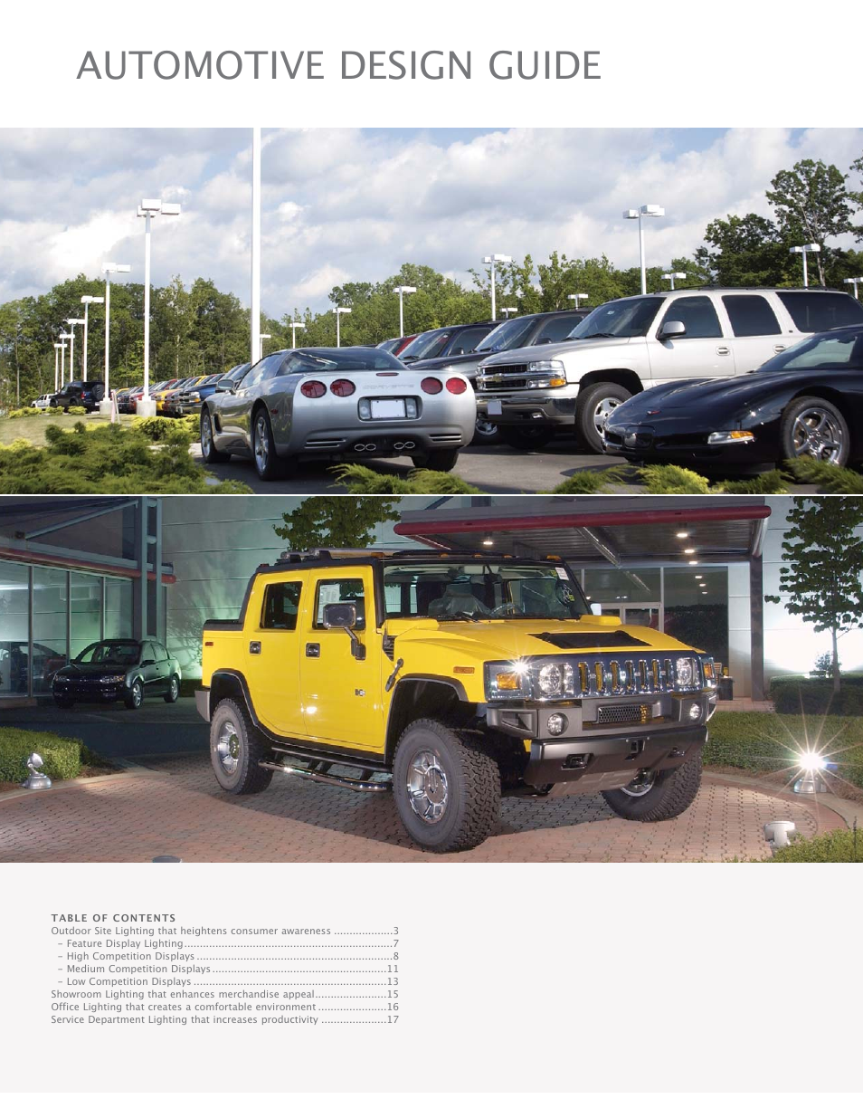 Automotive design guide | Cooper Lighting ADH080747 User Manual | Page 2 / 20