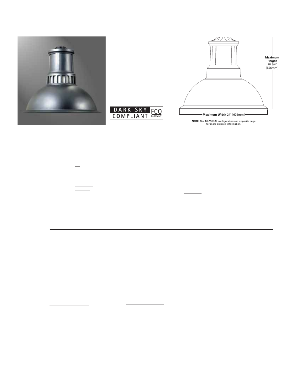 Cooper Lighting MEM17M User Manual | 4 pages