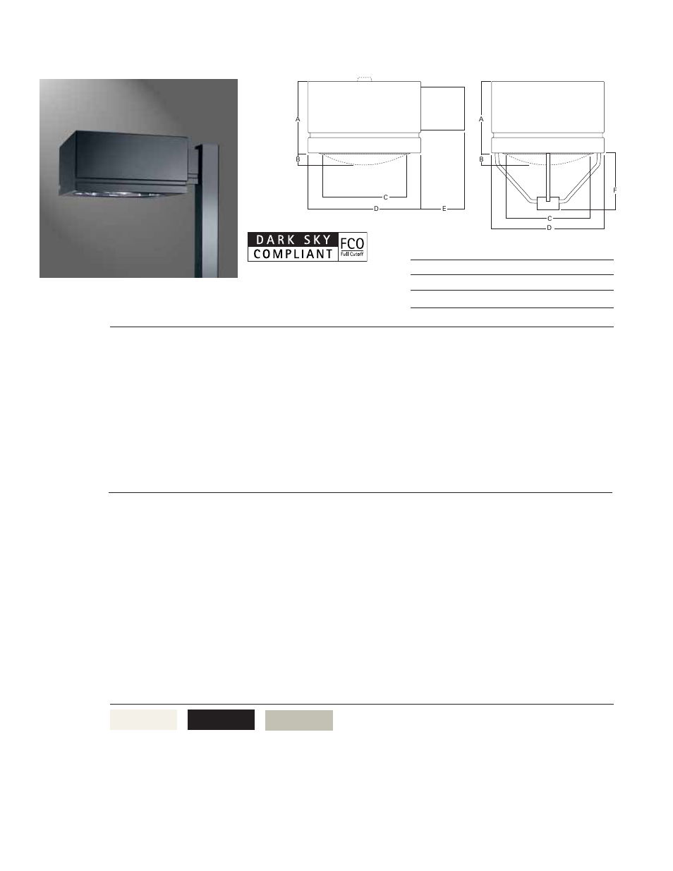 Cooper Lighting Galleria Square GMA25SWWAR User Manual | 2 pages