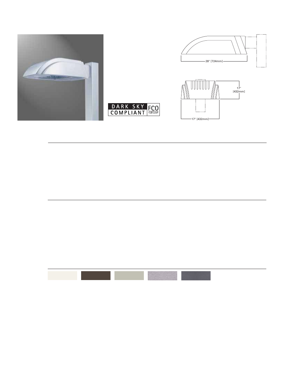 Cooper Lighting Vision AVM40MWW3S User Manual | 2 pages
