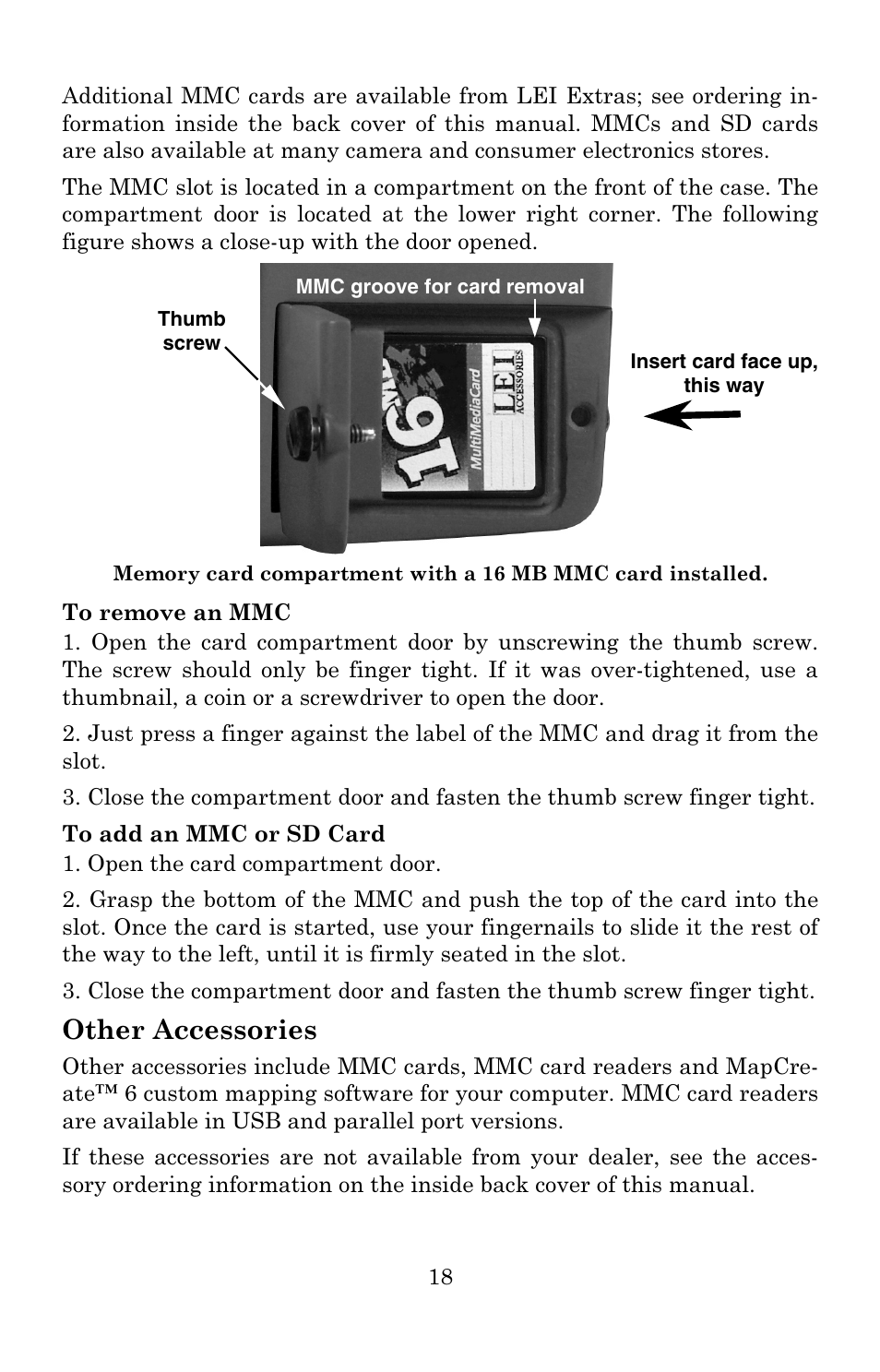 Other accessories | Eagle Electronics 502C User Manual | Page 24 / 136