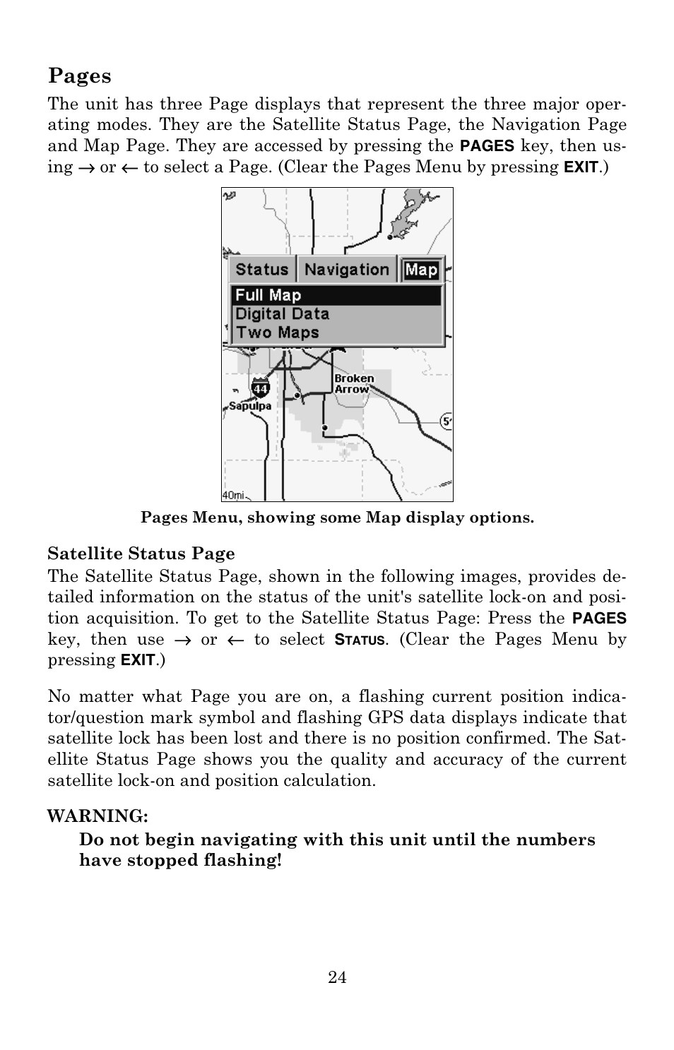 Pages | Eagle Electronics 502C User Manual | Page 30 / 136