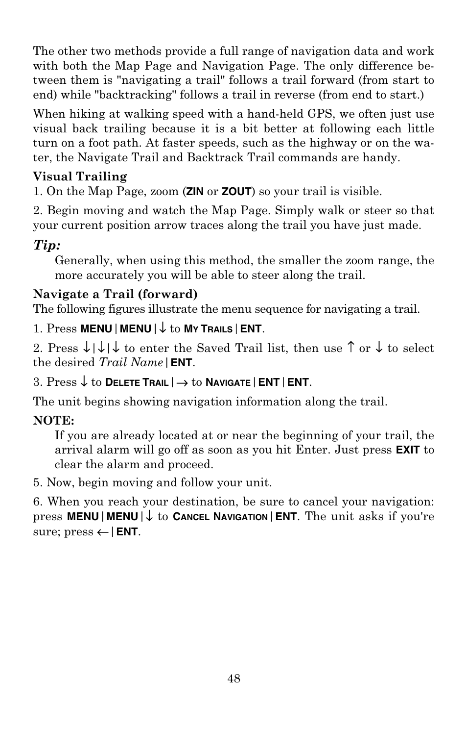 Eagle Electronics 502C User Manual | Page 54 / 136