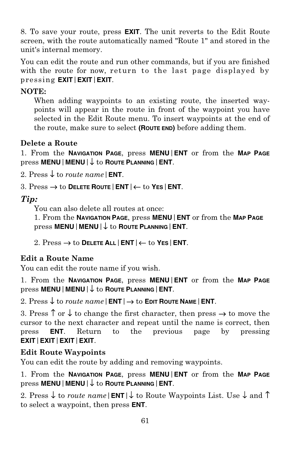 Eagle Electronics 502C User Manual | Page 67 / 136