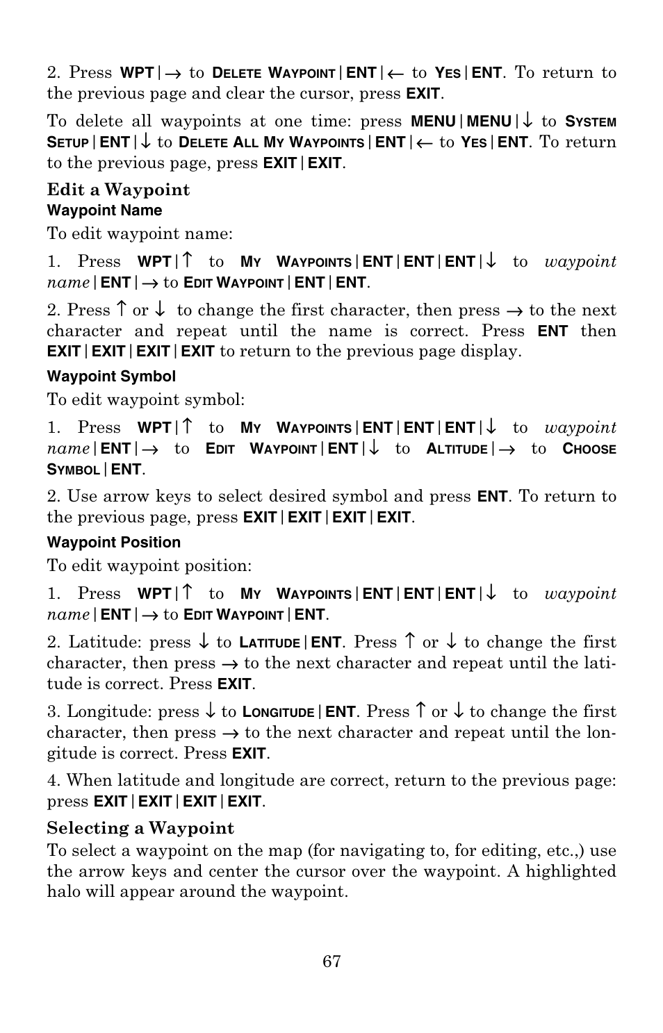 Eagle Electronics 502C User Manual | Page 73 / 136