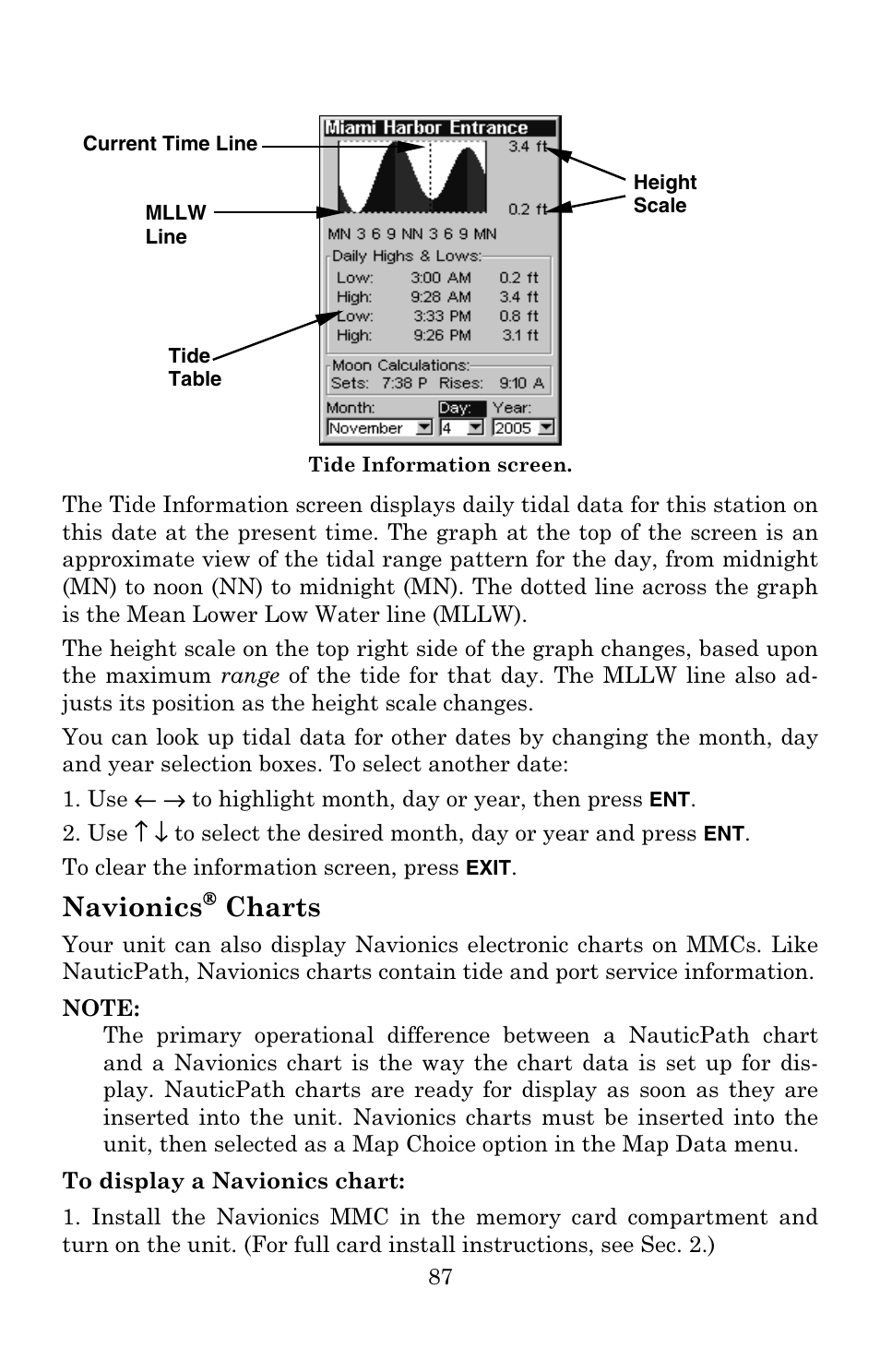 Navionics, Charts | Eagle Electronics 502C User Manual | Page 93 / 136