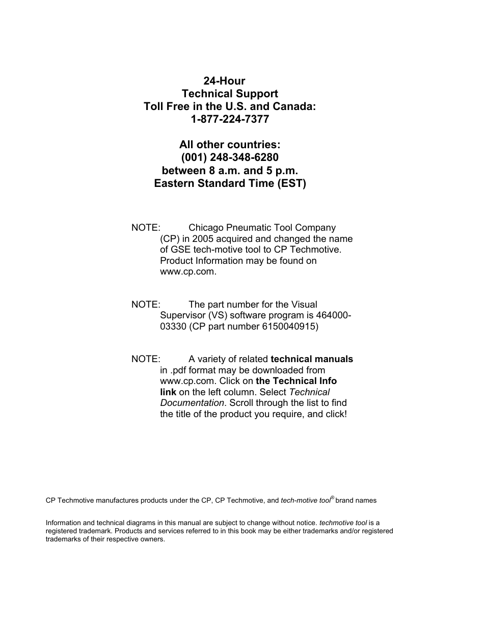 Chicago Pneumatic SD25 User Manual | Page 2 / 36