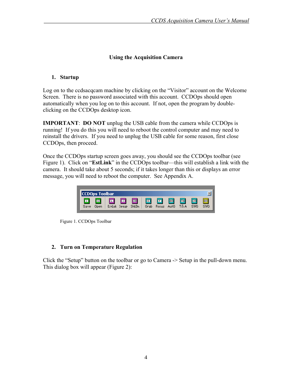 Curtis Computer Acquisition Camera CCDS User Manual | Page 4 / 14