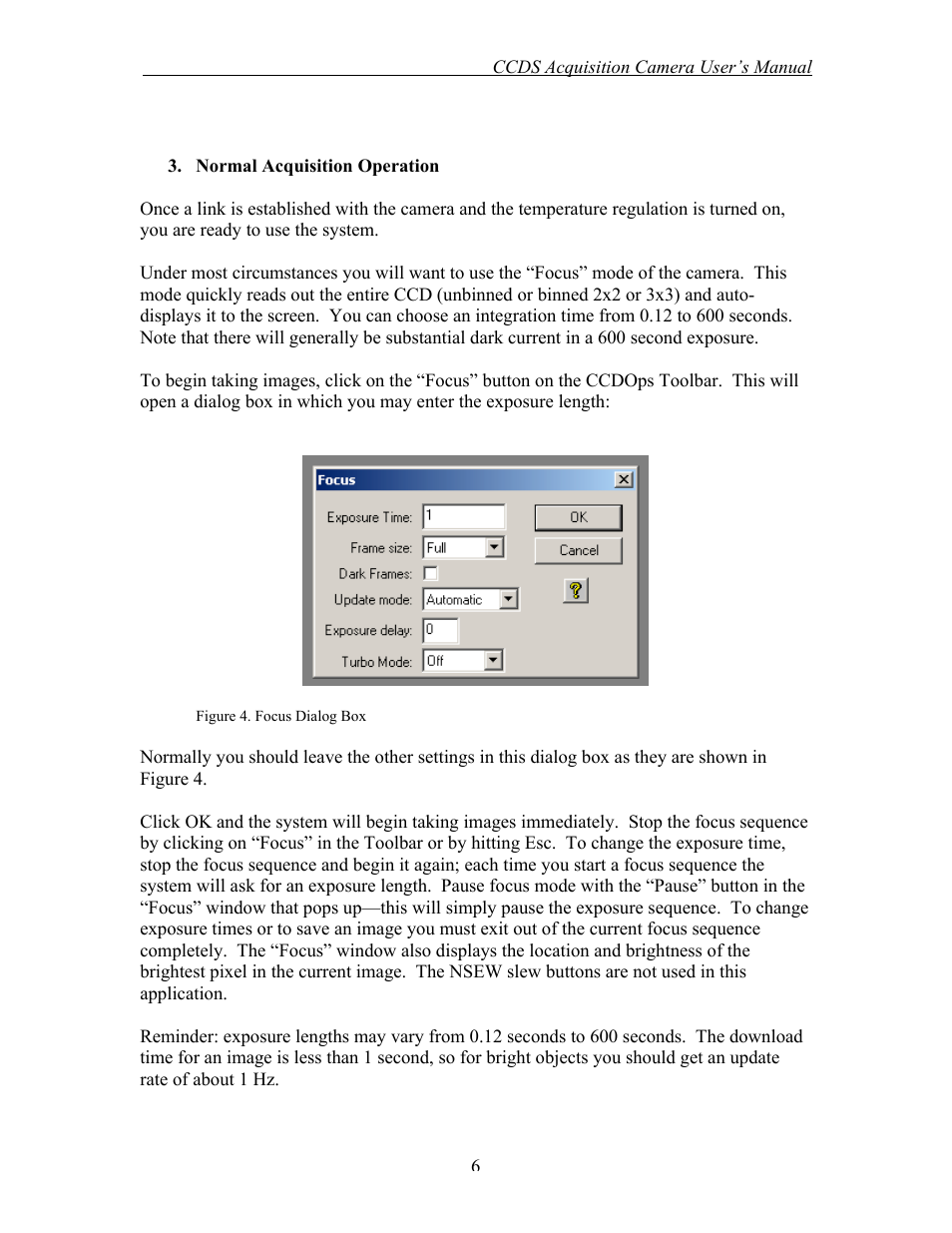 Curtis Computer Acquisition Camera CCDS User Manual | Page 6 / 14