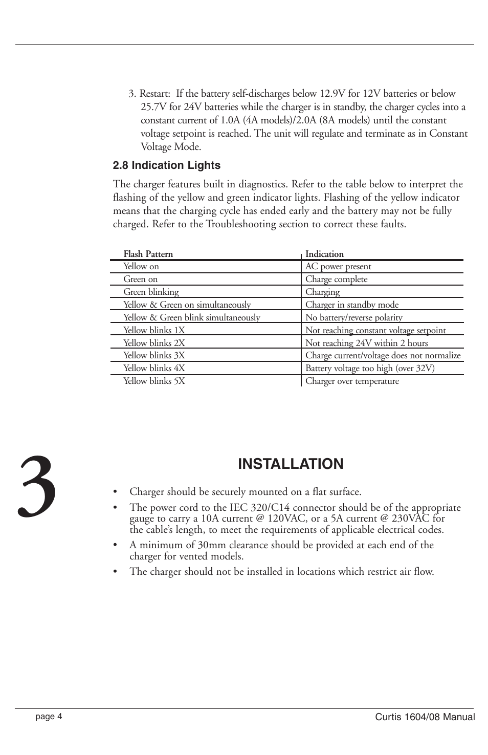 Installation | Curtis Computer 1608 User Manual | Page 6 / 12