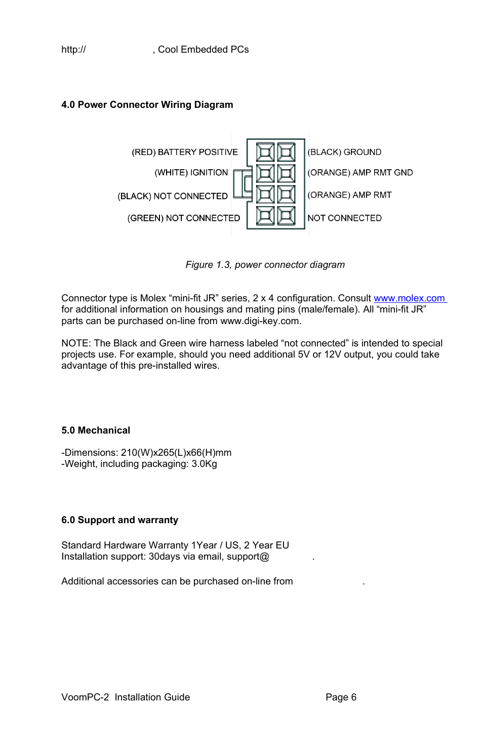 Cool Embedded PCs Automotive PC Enclosure User Manual | Page 6 / 6