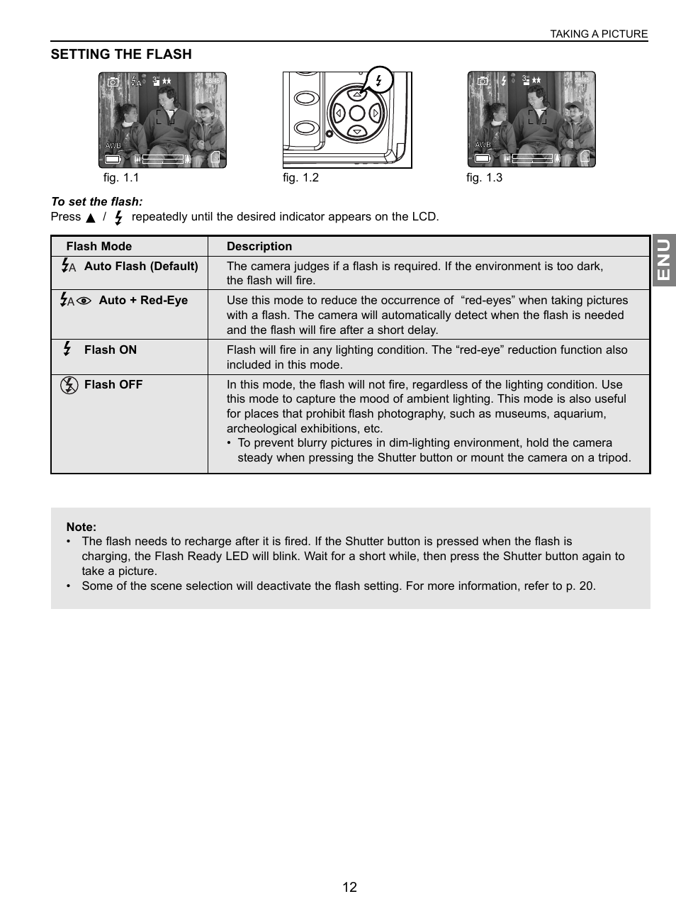 Setting the flash | Concord Camera JD C3.1z3 User Manual | Page 13 / 75