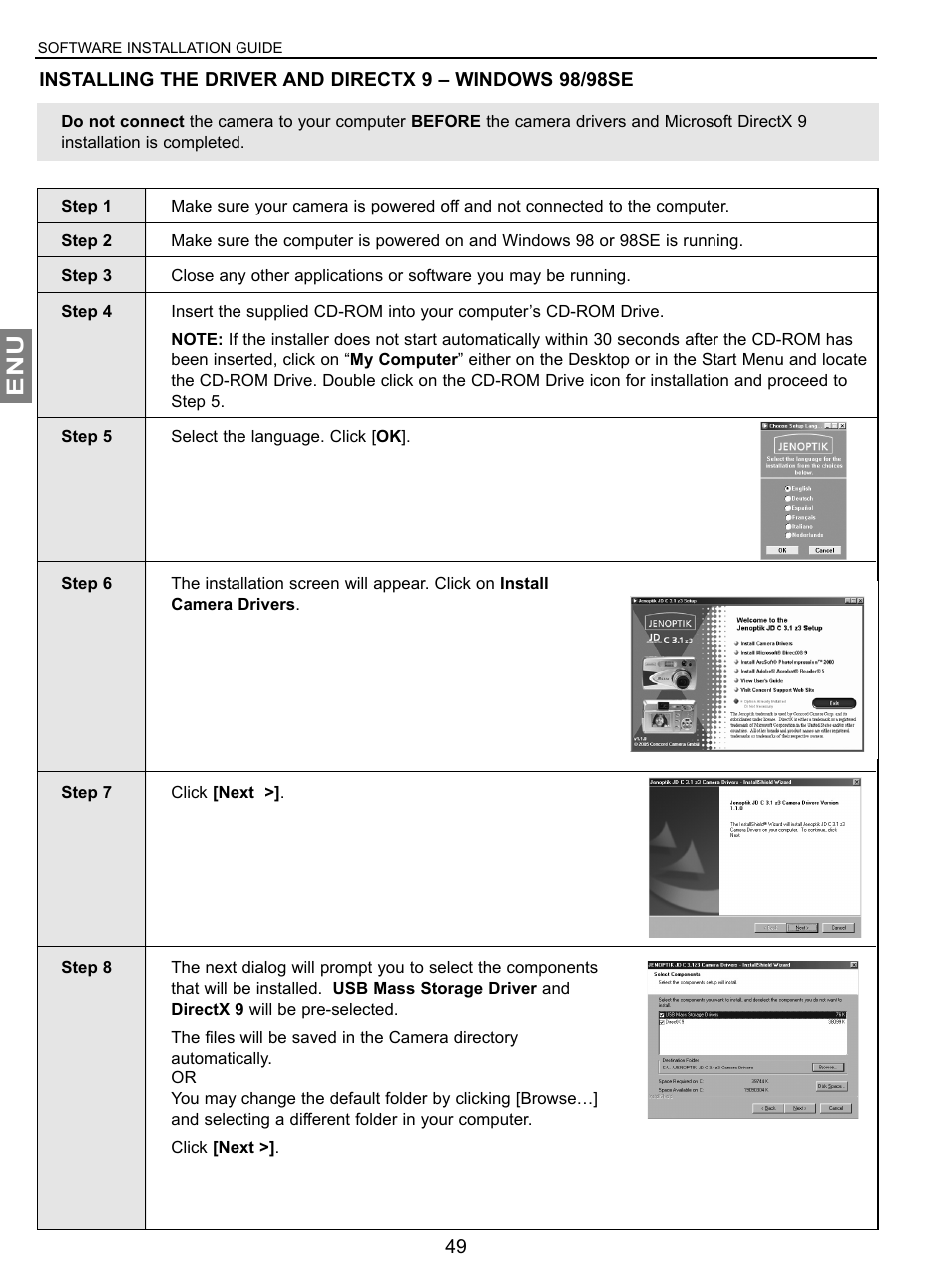 Concord Camera JD C3.1z3 User Manual | Page 50 / 75