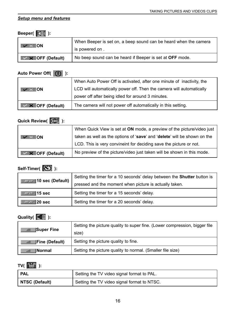 Concord Camera C 3.1 SL User Manual | Page 17 / 50