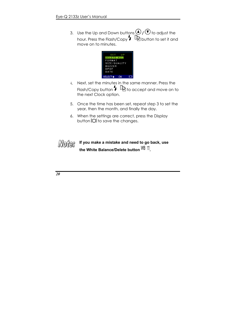 Concord Camera Eye-Q 2133z User Manual | Page 24 / 60
