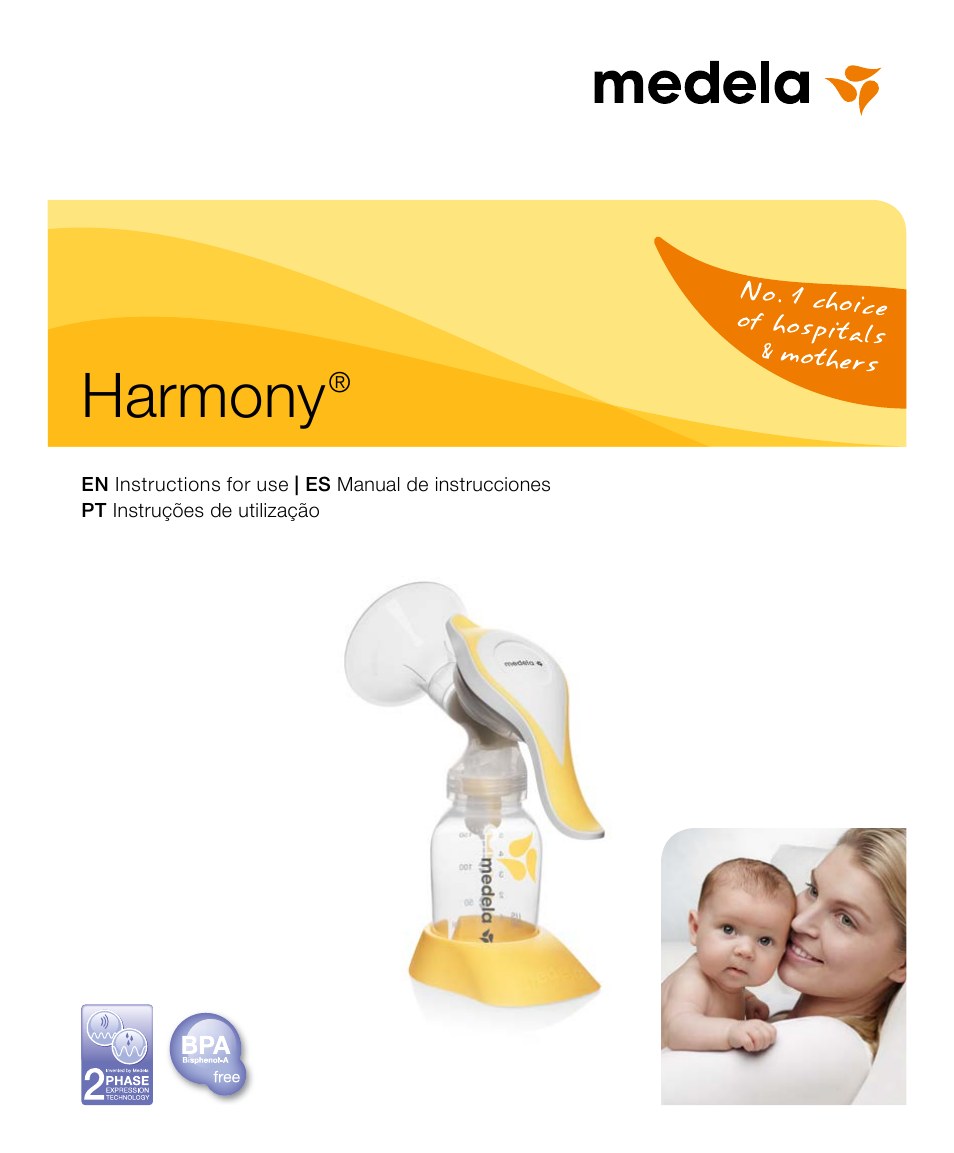 Medela Harmony User Manual | 88 pages