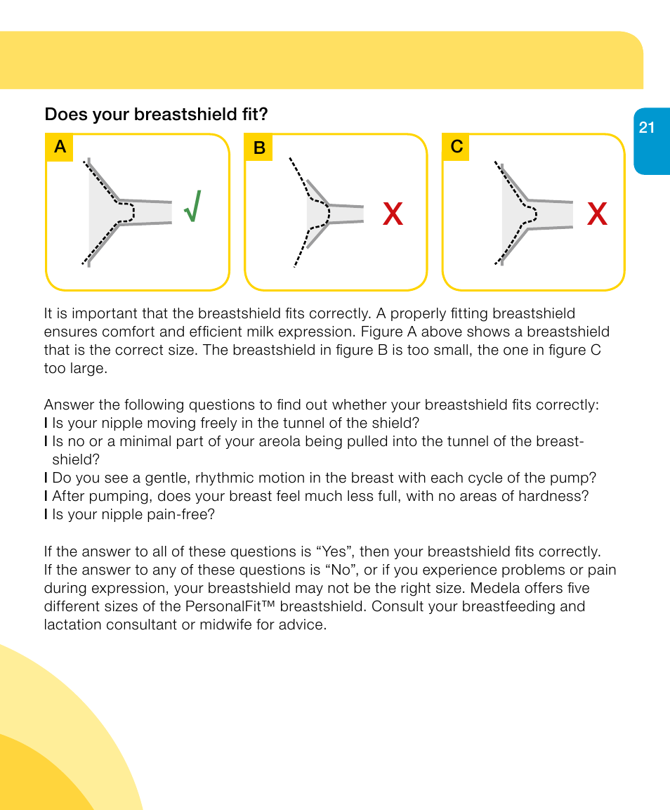 Medela Harmony User Manual | Page 21 / 88