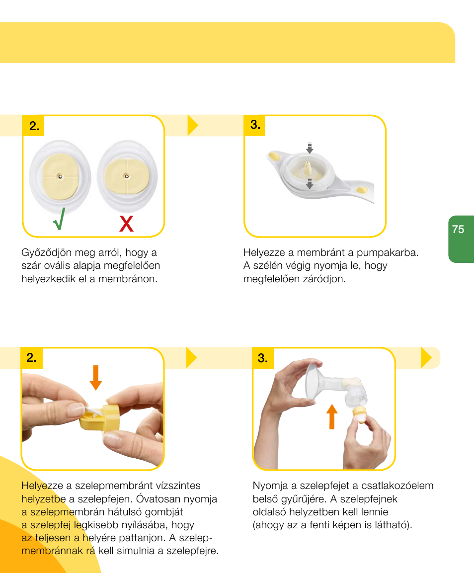 Medela Harmony User Manual | Page 75 / 144