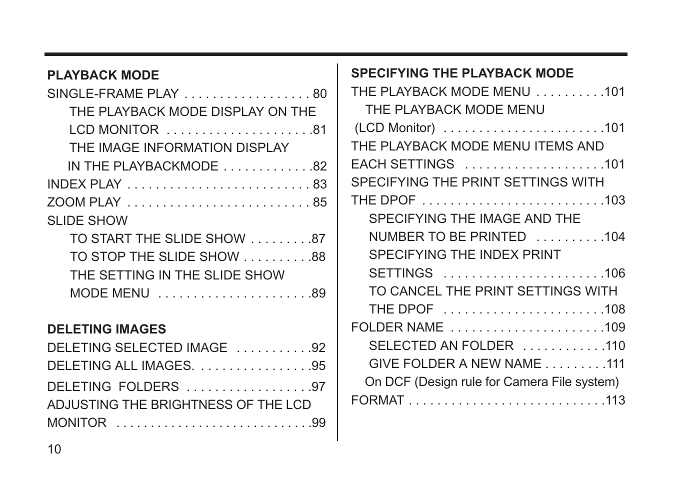 Concord Camera 5330z User Manual | Page 10 / 165