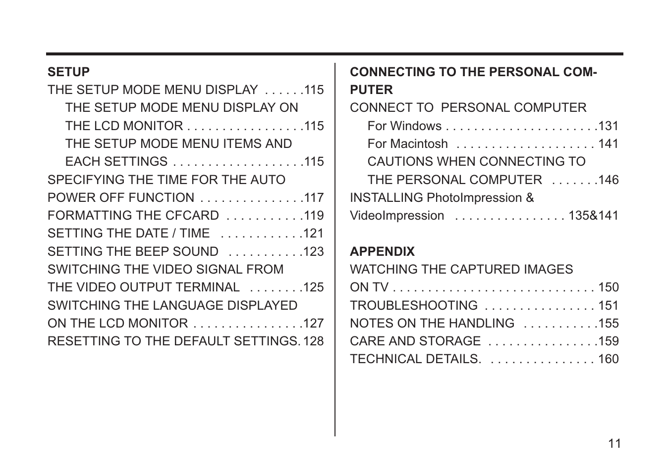 Concord Camera 5330z User Manual | Page 11 / 165