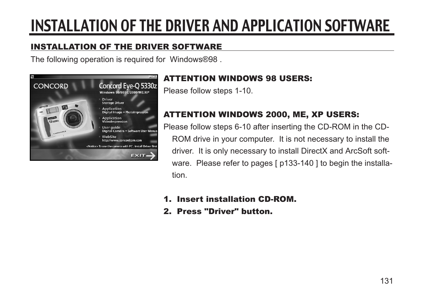 Concord Camera 5330z User Manual | Page 131 / 165