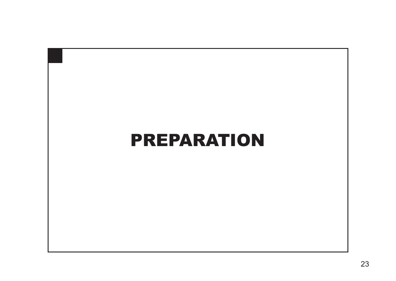 Preparation | Concord Camera 5330z User Manual | Page 23 / 165