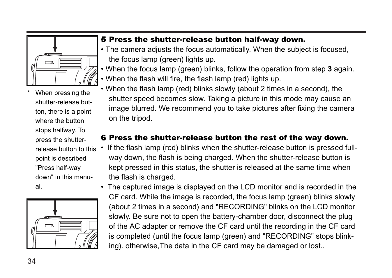 Concord Camera 5330z User Manual | Page 34 / 165