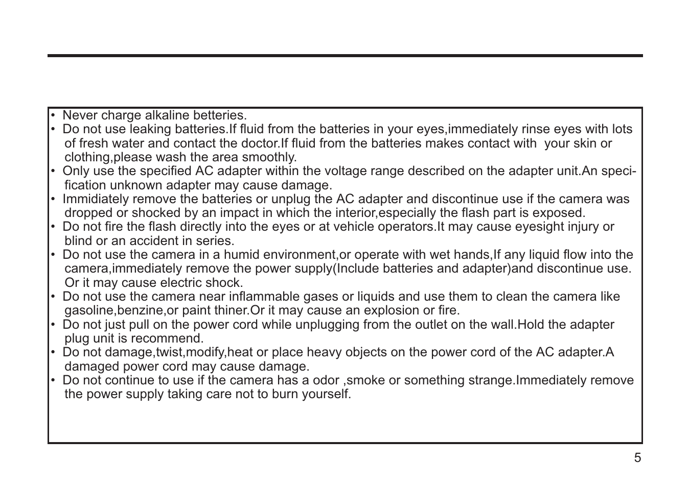 Concord Camera 5330z User Manual | Page 5 / 165