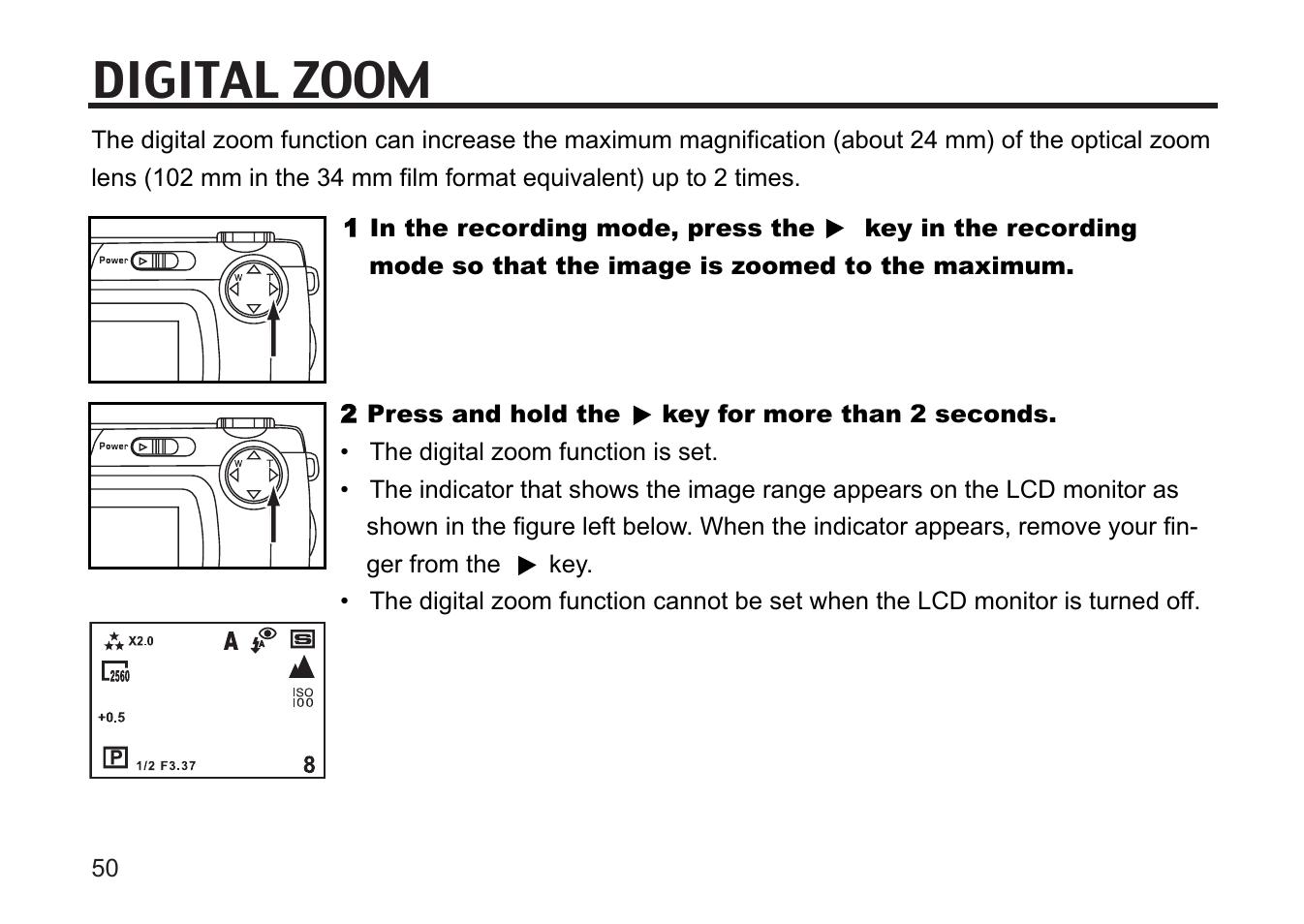Digital zoom | Concord Camera 5330z User Manual | Page 50 / 165