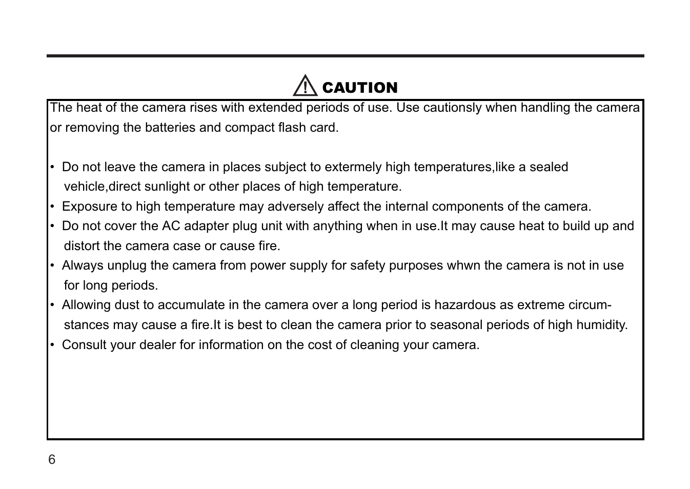 Concord Camera 5330z User Manual | Page 6 / 165