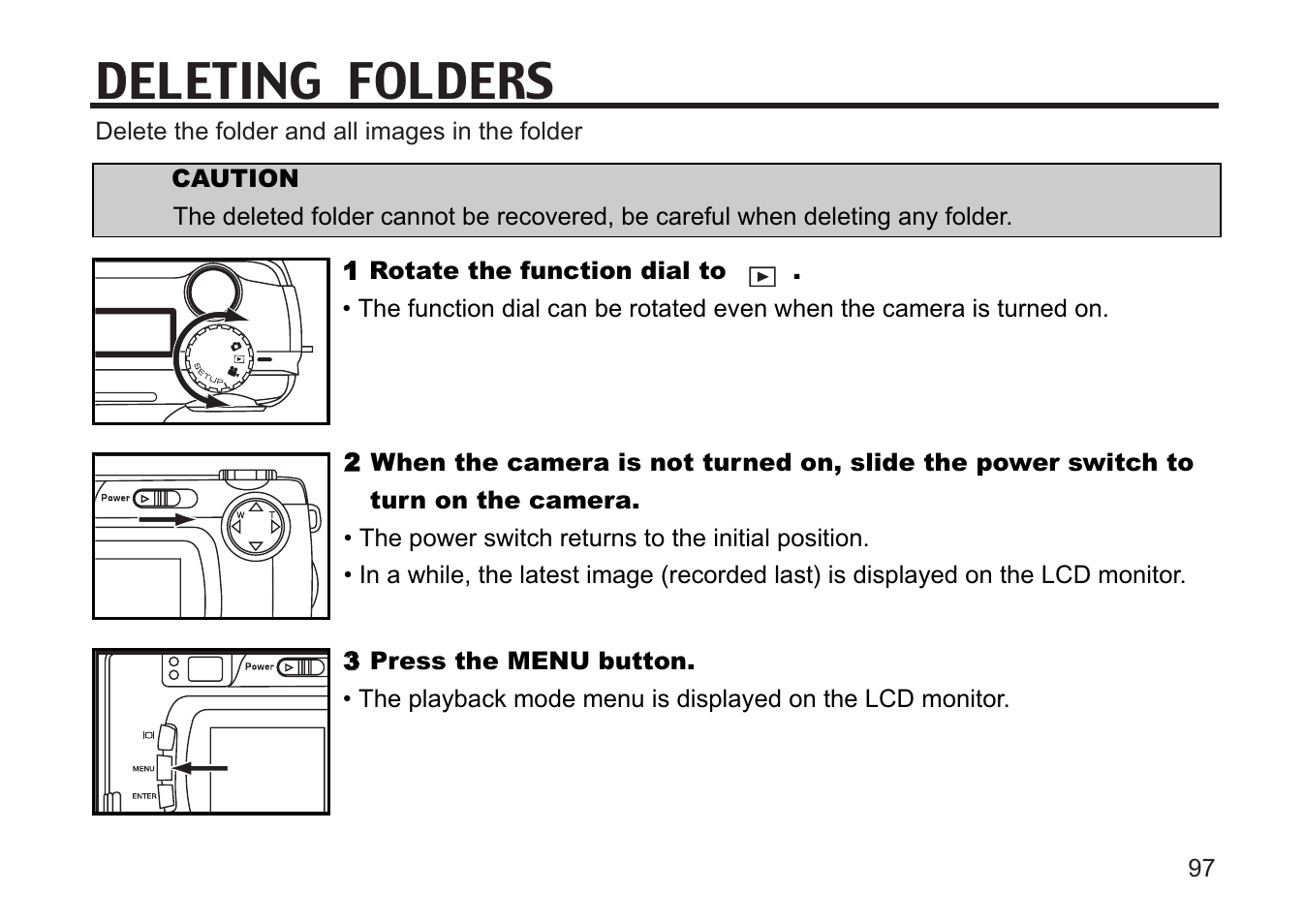 Deleting folders | Concord Camera 5330z User Manual | Page 97 / 165