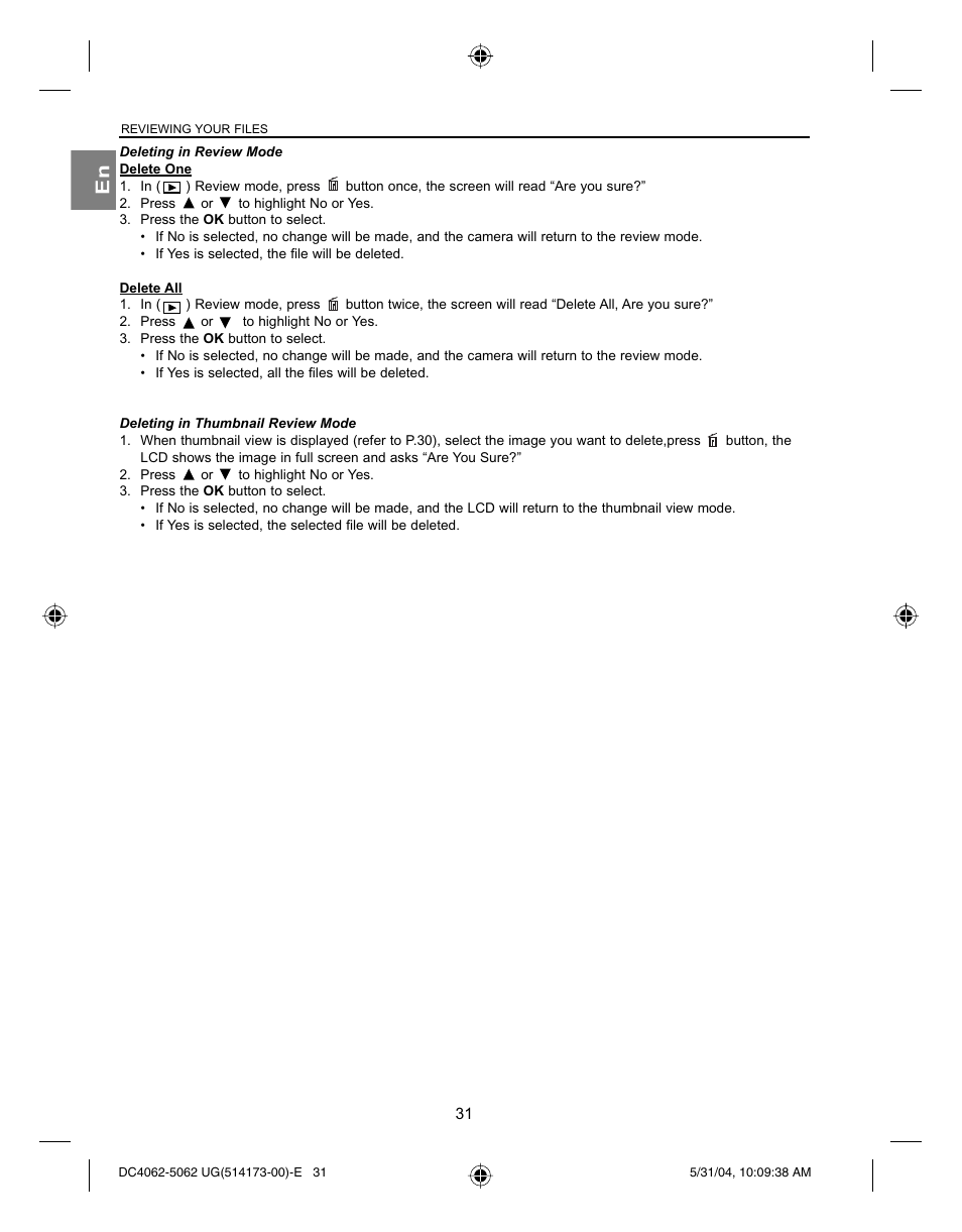 Concord Camera Eye-Q 4062AF User Manual | Page 33 / 75